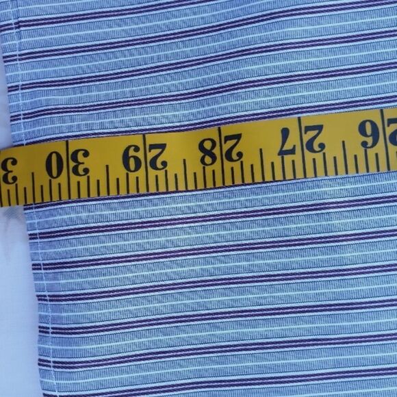 NWT Apt.9 L Slim Fit Gray Red Strips Longsleeves Button Up Men's Dress Shirt - Picture 11 of 11